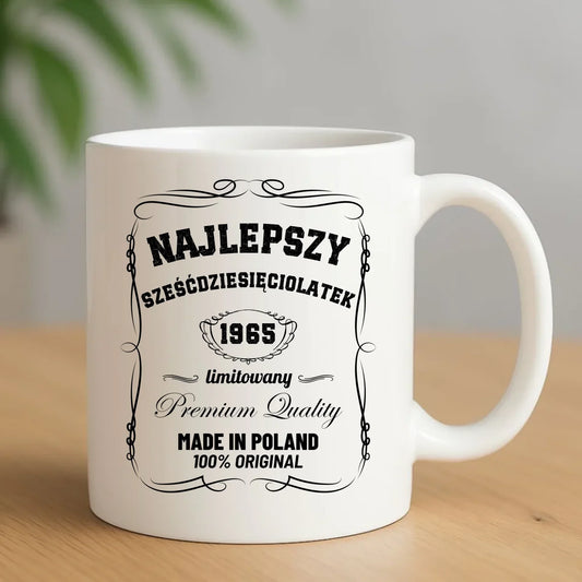 Najlepszy sześćdziesięciolatek | Kubek prezent na 60 urodziny U04 - StoryCups.pl