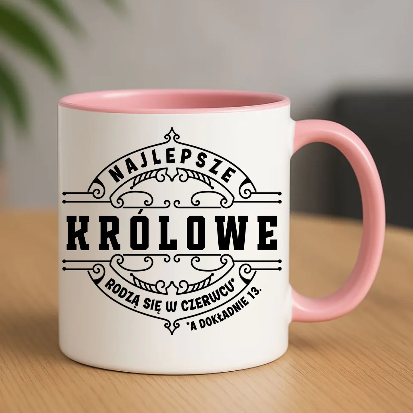 Urodzinowy różowy kubek z nadrukiem prezent na URODZINY