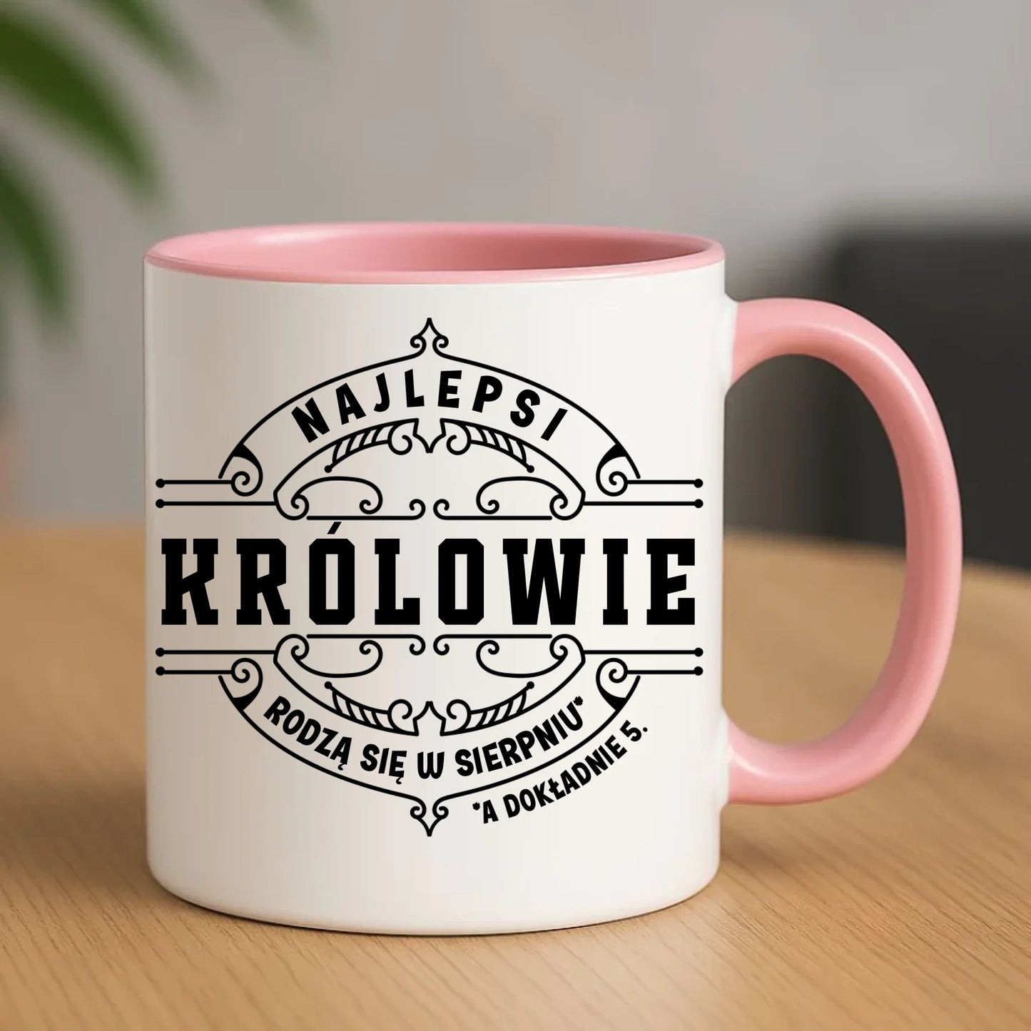 Urodzinowy różowy kubek z nadrukiem prezent na URODZINY