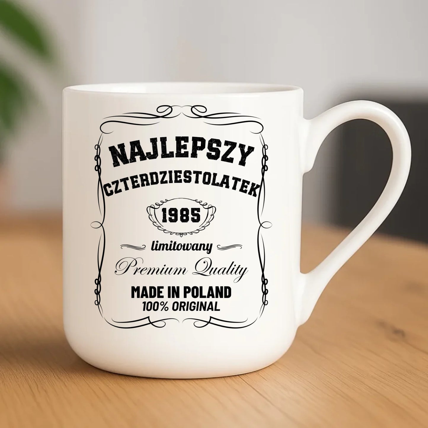 Urodzinowy kubek elegant z nadrukiem prezent na URODZINY