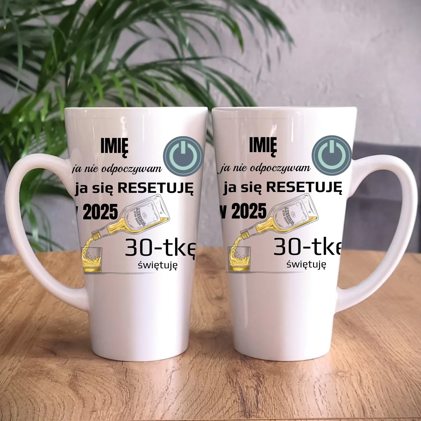 Duży kubek z nadrukiem na urodziny – wyjątkowy prezent
