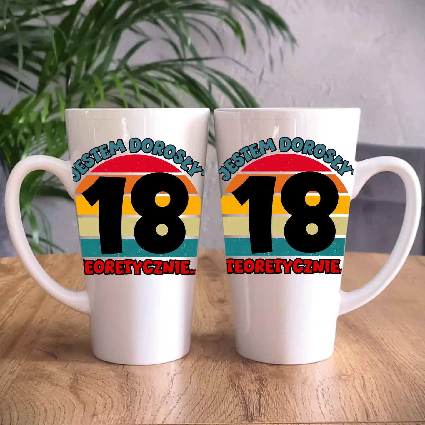 Jestem dorosły 18stka | Kubek prezent na osiemnastkę U07 - StoryCups.pl