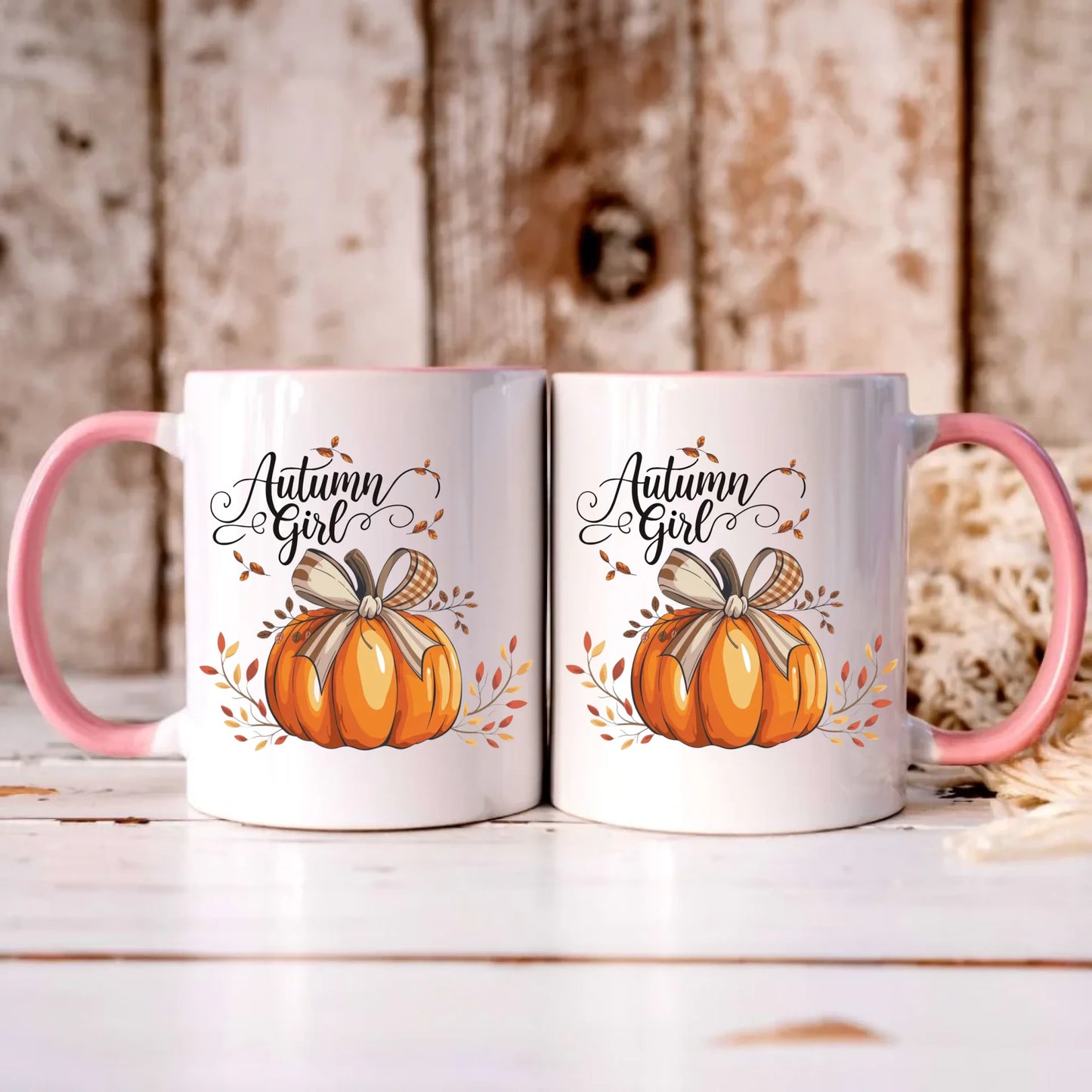 Personalizowany różowy kubek z nadrukiem na prezent