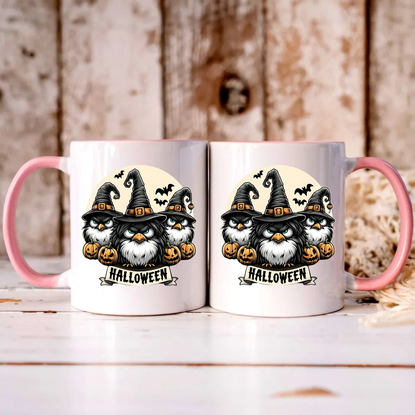 Personalizowany różowy kubek z nadrukiem na prezent