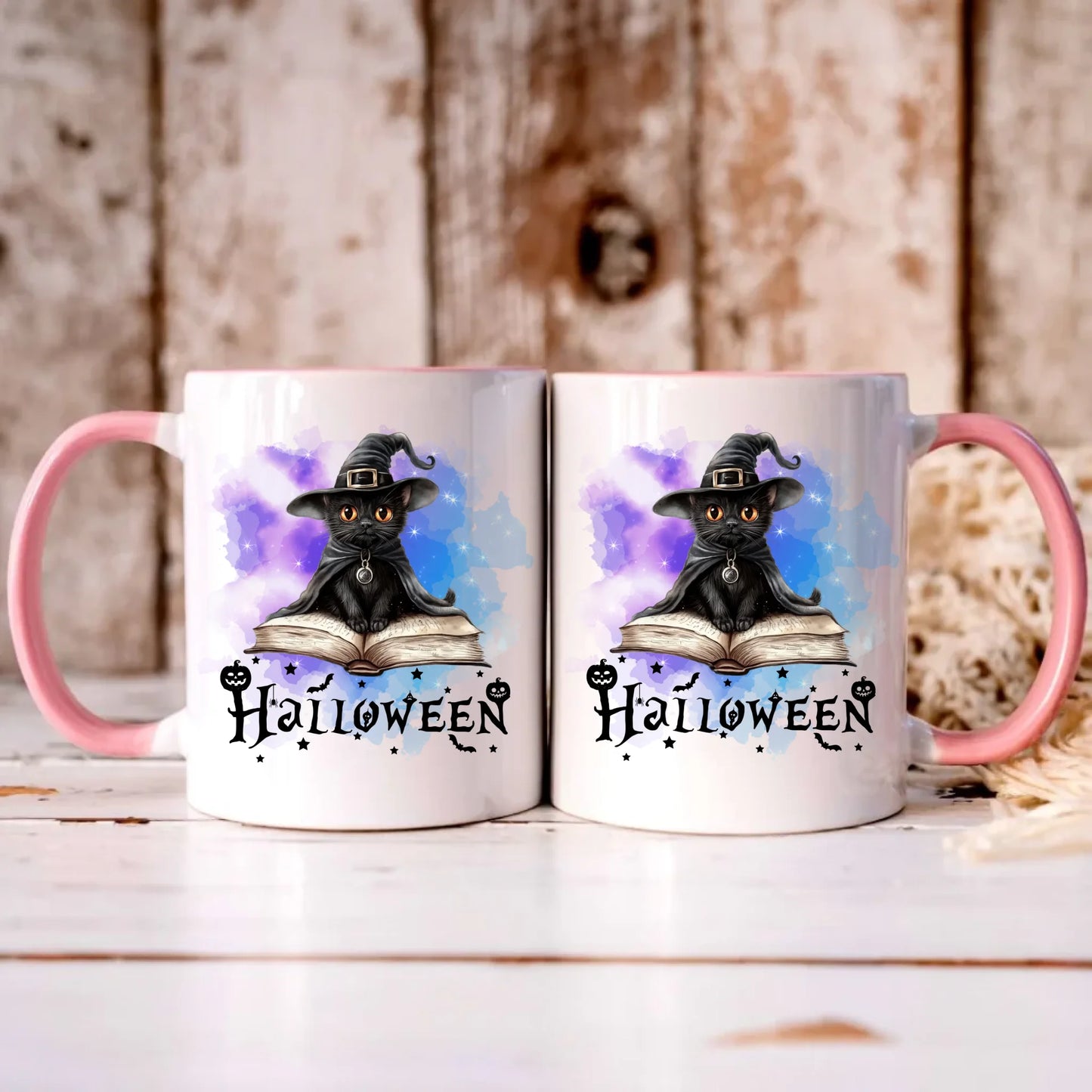 Personalizowany różowy kubek z nadrukiem na prezent