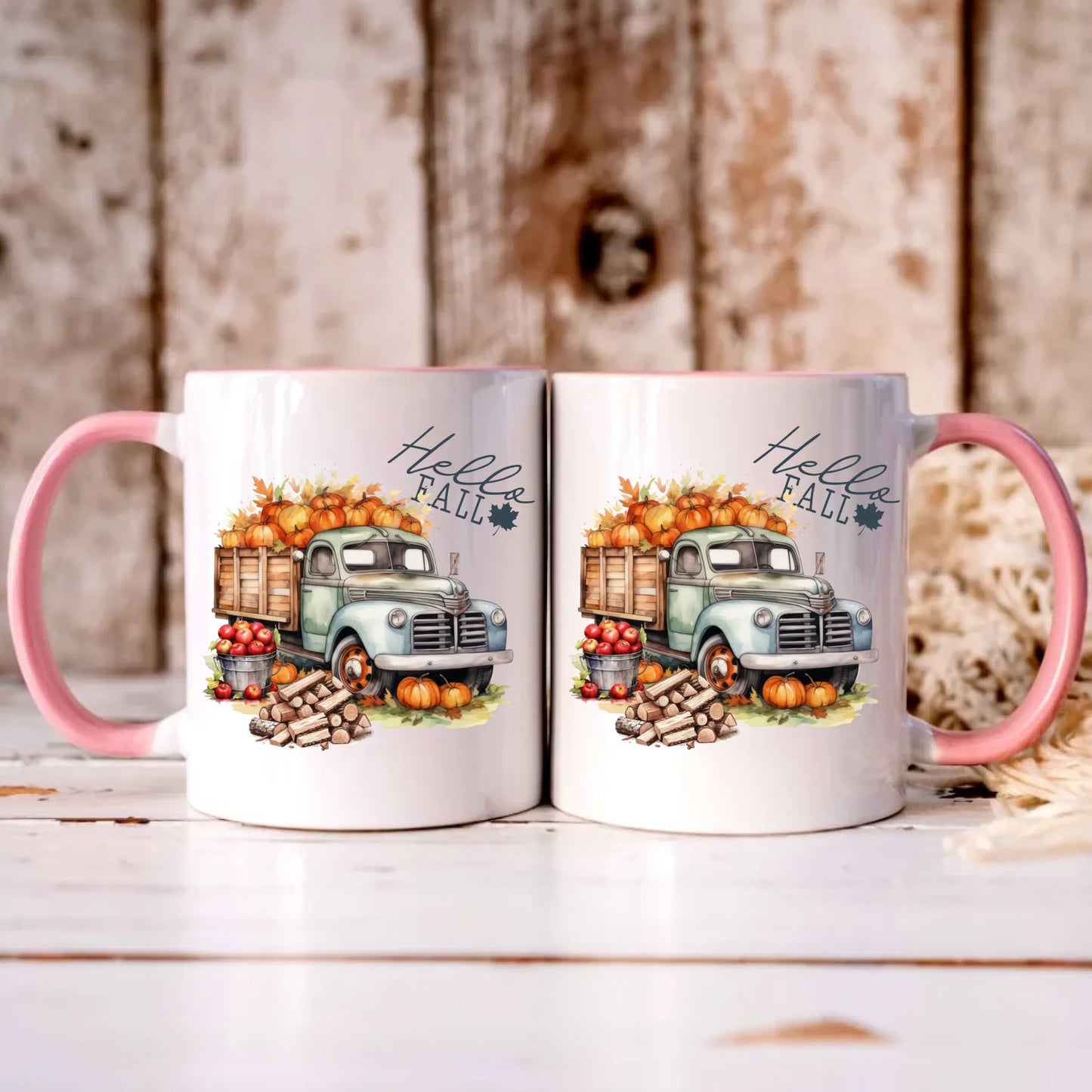 Personalizowany różowy kubek z nadrukiem na prezent