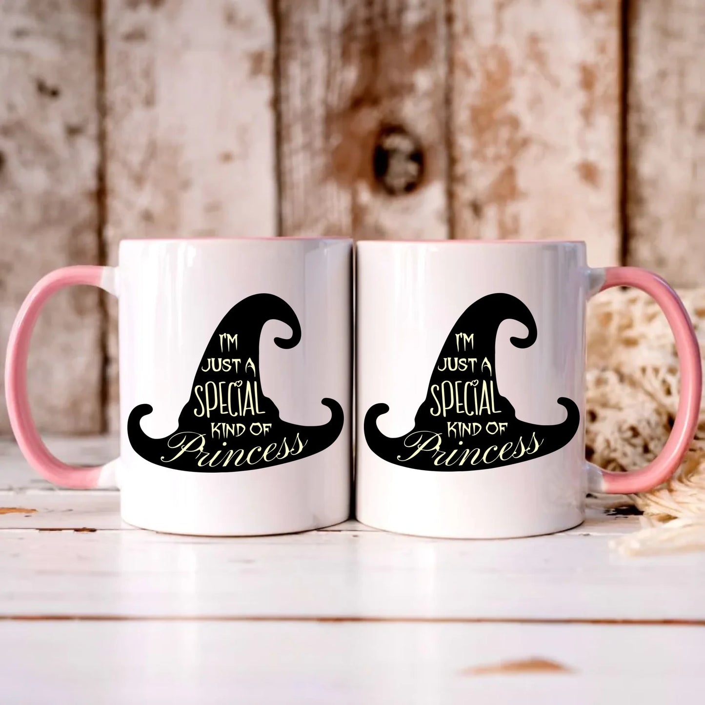 Personalizowany różowy kubek z nadrukiem na prezent