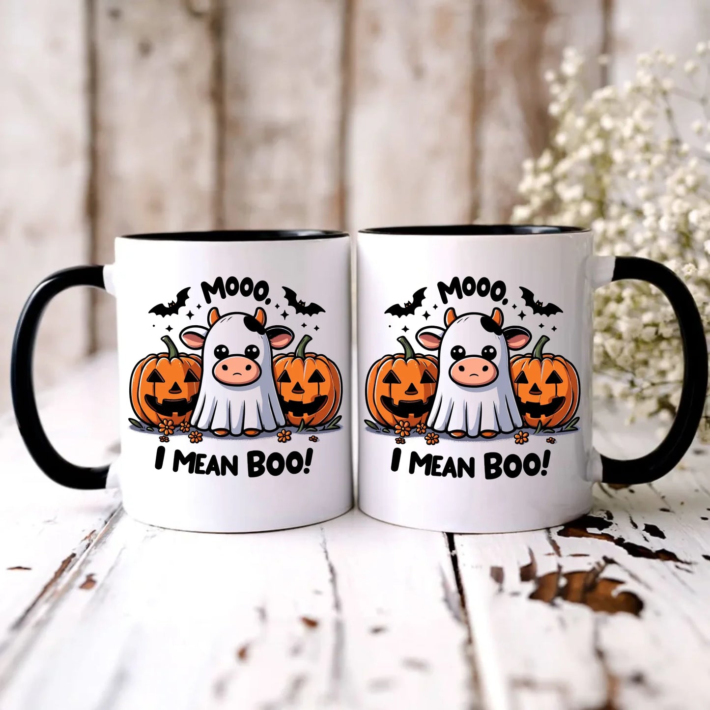 Personalizowany czarny kubek z nadrukiem na prezent