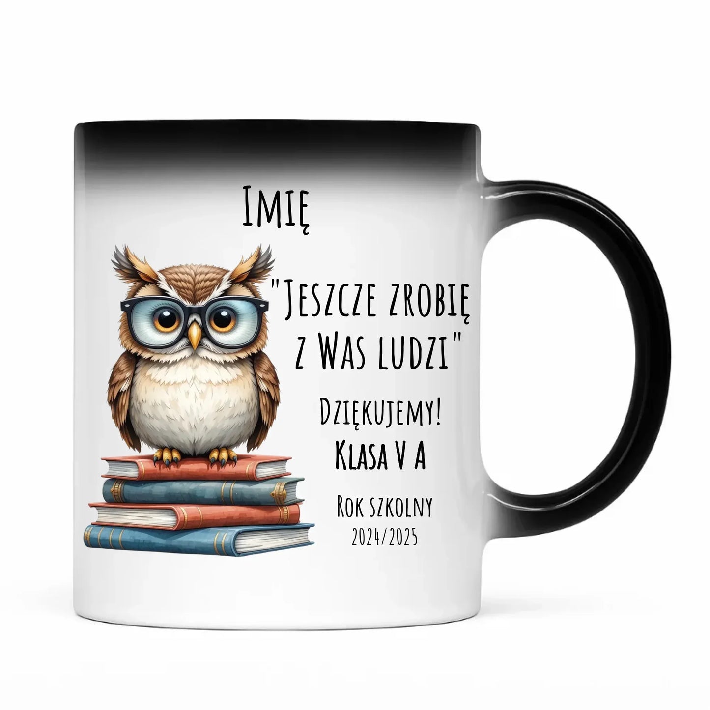 Jeszcze zrobię z Was ludzi | Kubek magiczny dla nauczyciela na prezent N01 - StoryCups.pl