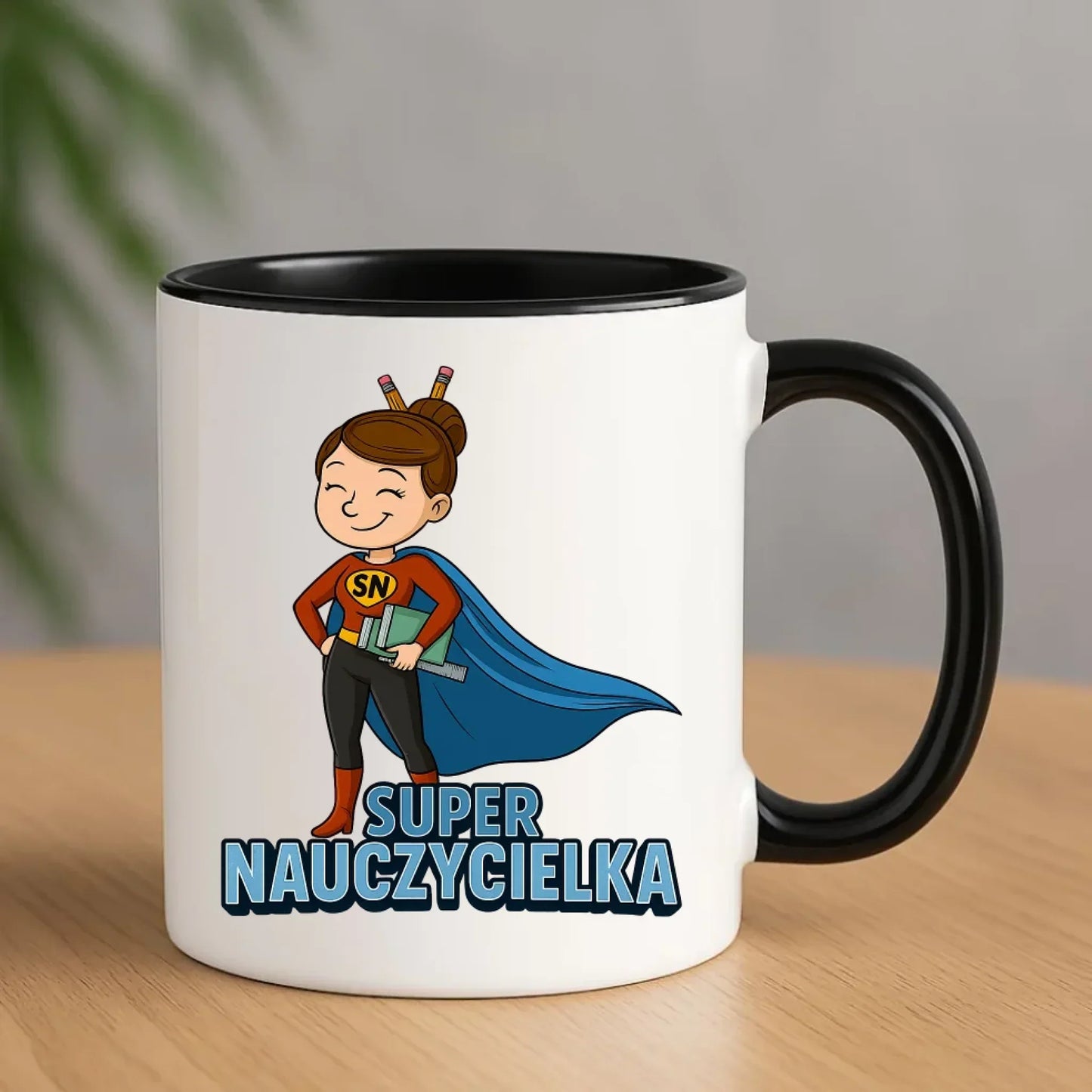 Super Nauczycielka | Kubek dla nauczycielki na prezent N08 - StoryCups.pl