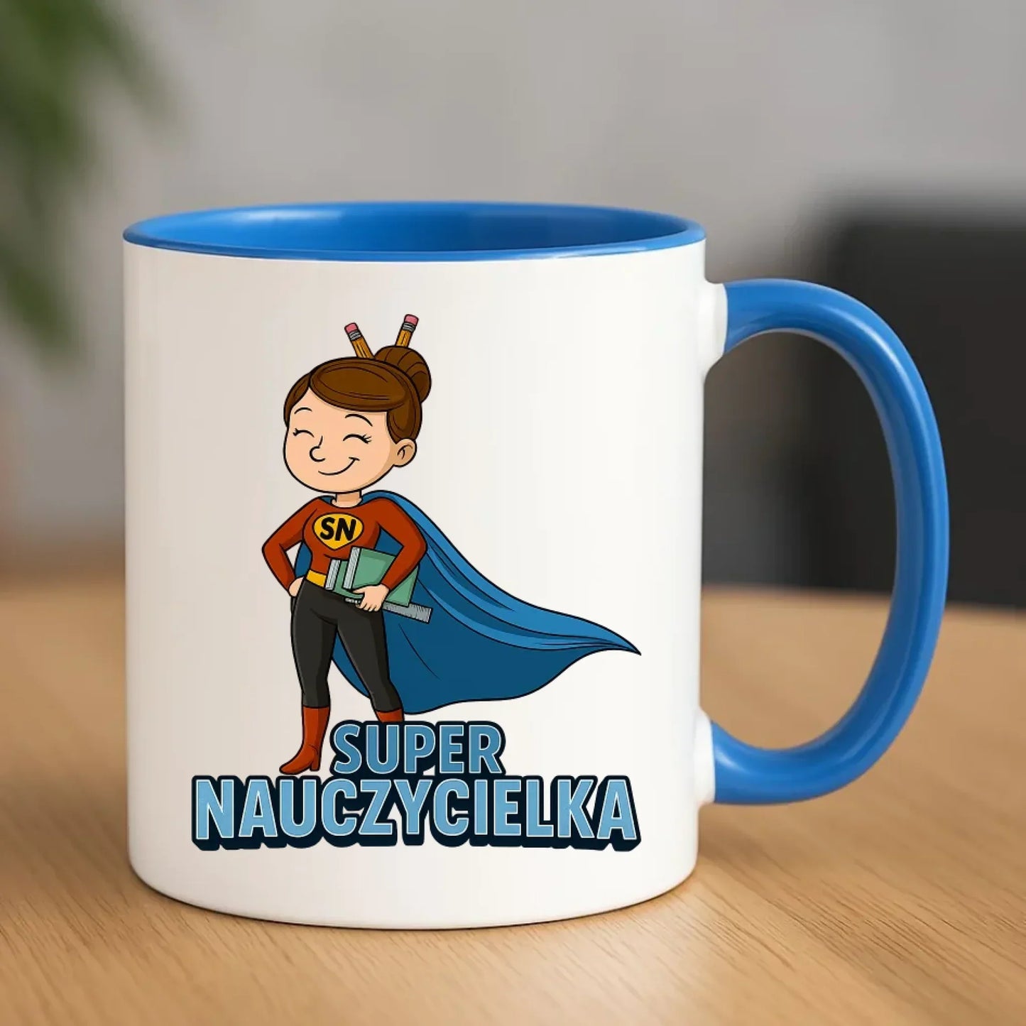 Super Nauczycielka | Kubek dla nauczycielki na prezent N08 - StoryCups.pl
