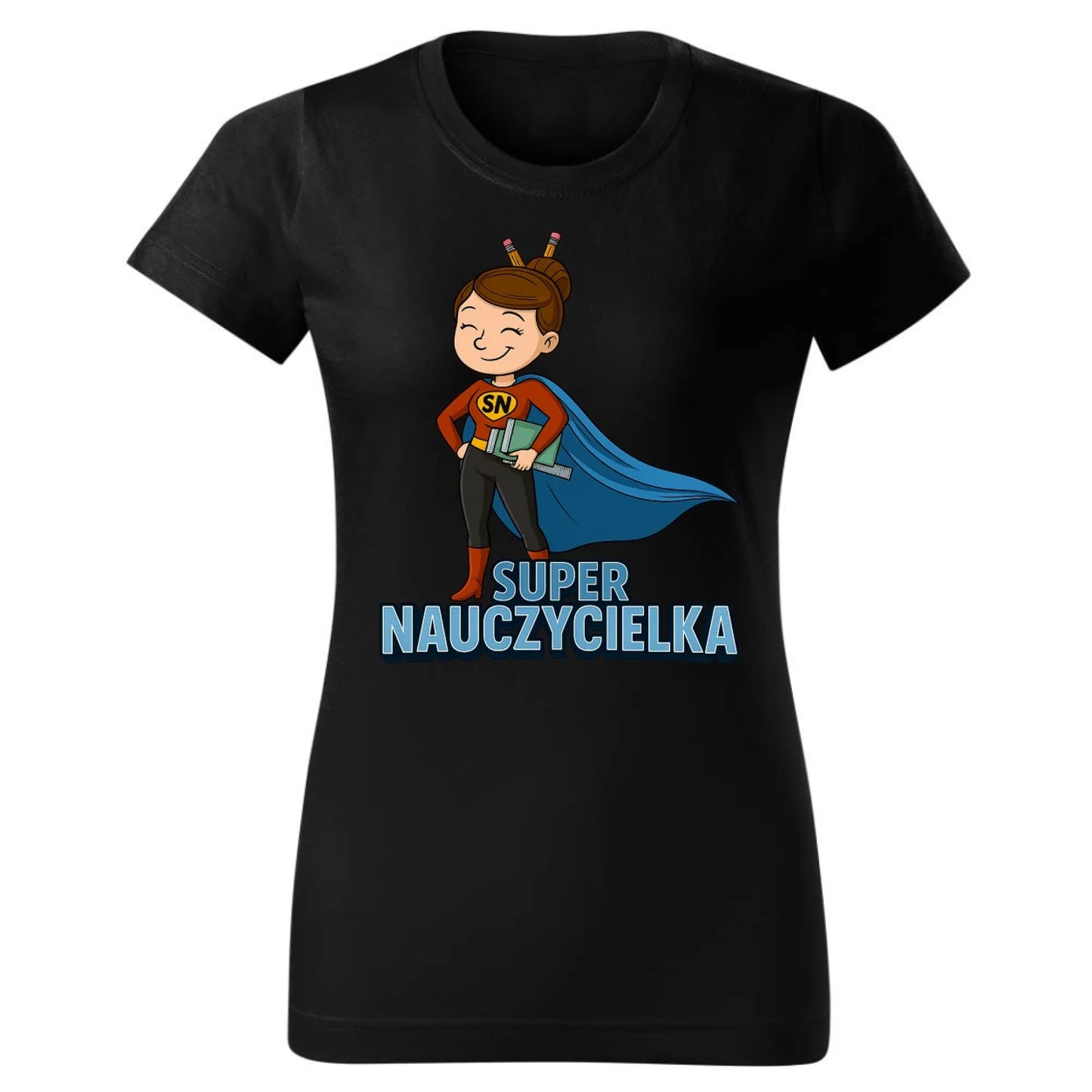 Super Nauczycielka | Koszulka dla nauczycielki na prezent N08 - StoryCups.pl