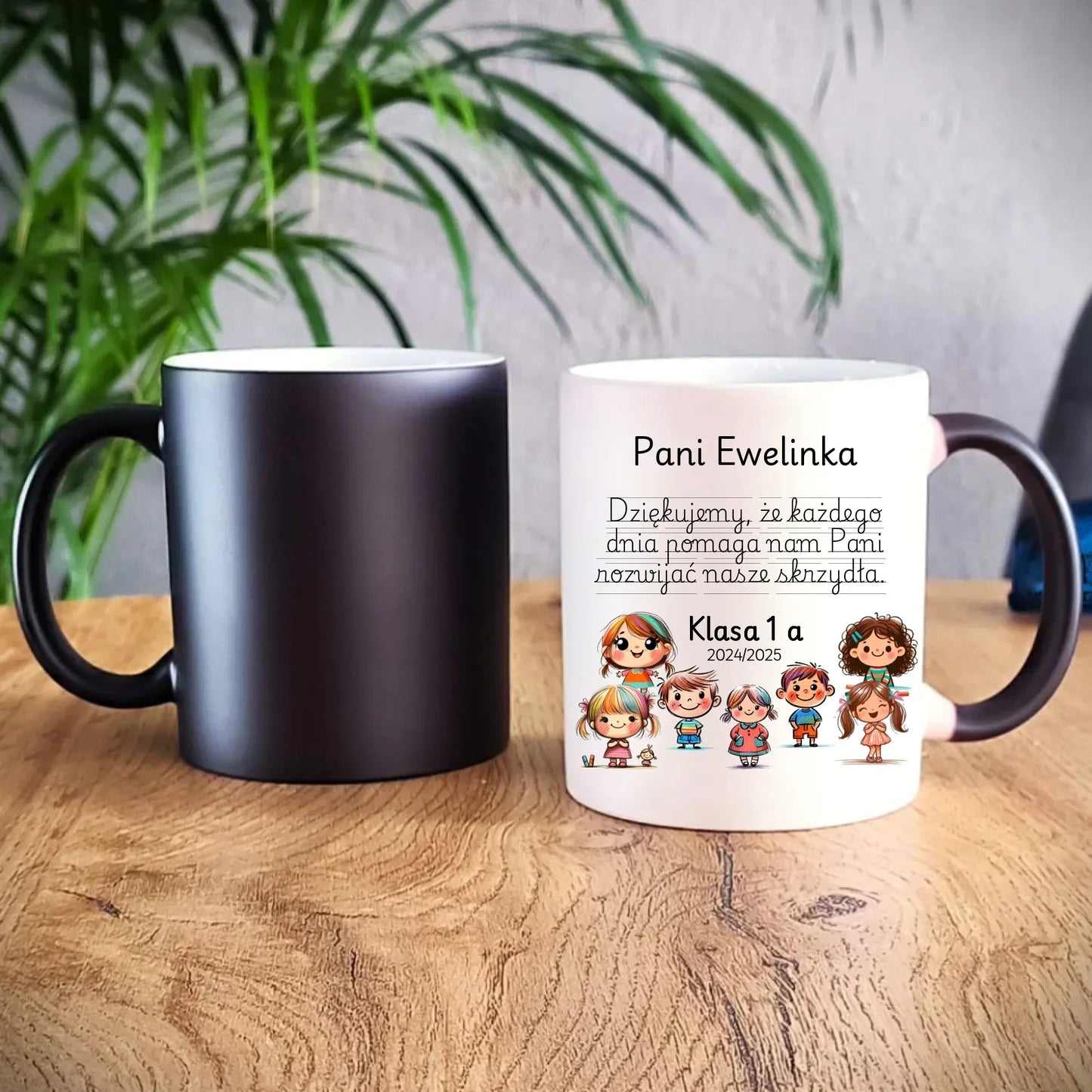 Podziękowanie od uczniów | Kubek magiczny prezent dla nauczyciela N09 - StoryCups.pl