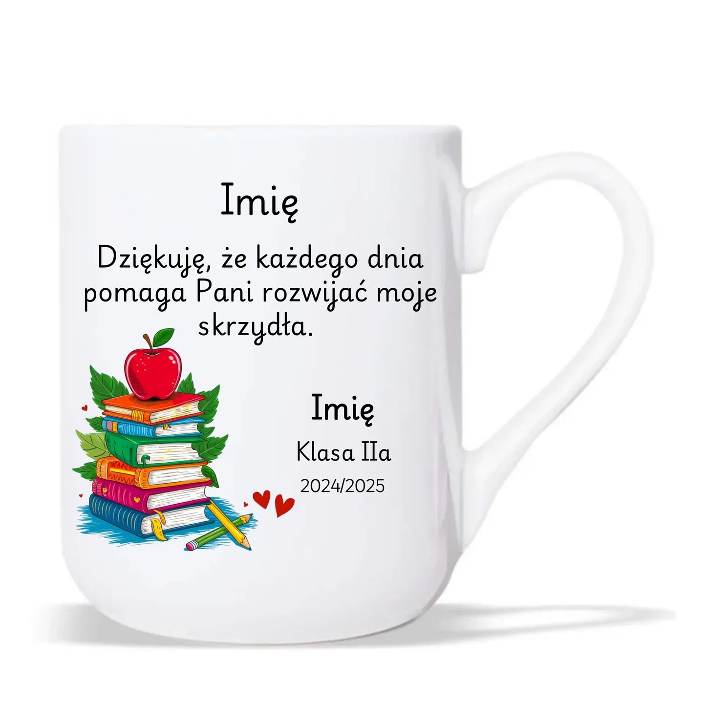 Podziękowanie dla nauczycielki | Kubek elegant prezent na Zakończenie Roku Szkolnego N10 - StoryCups.pl
