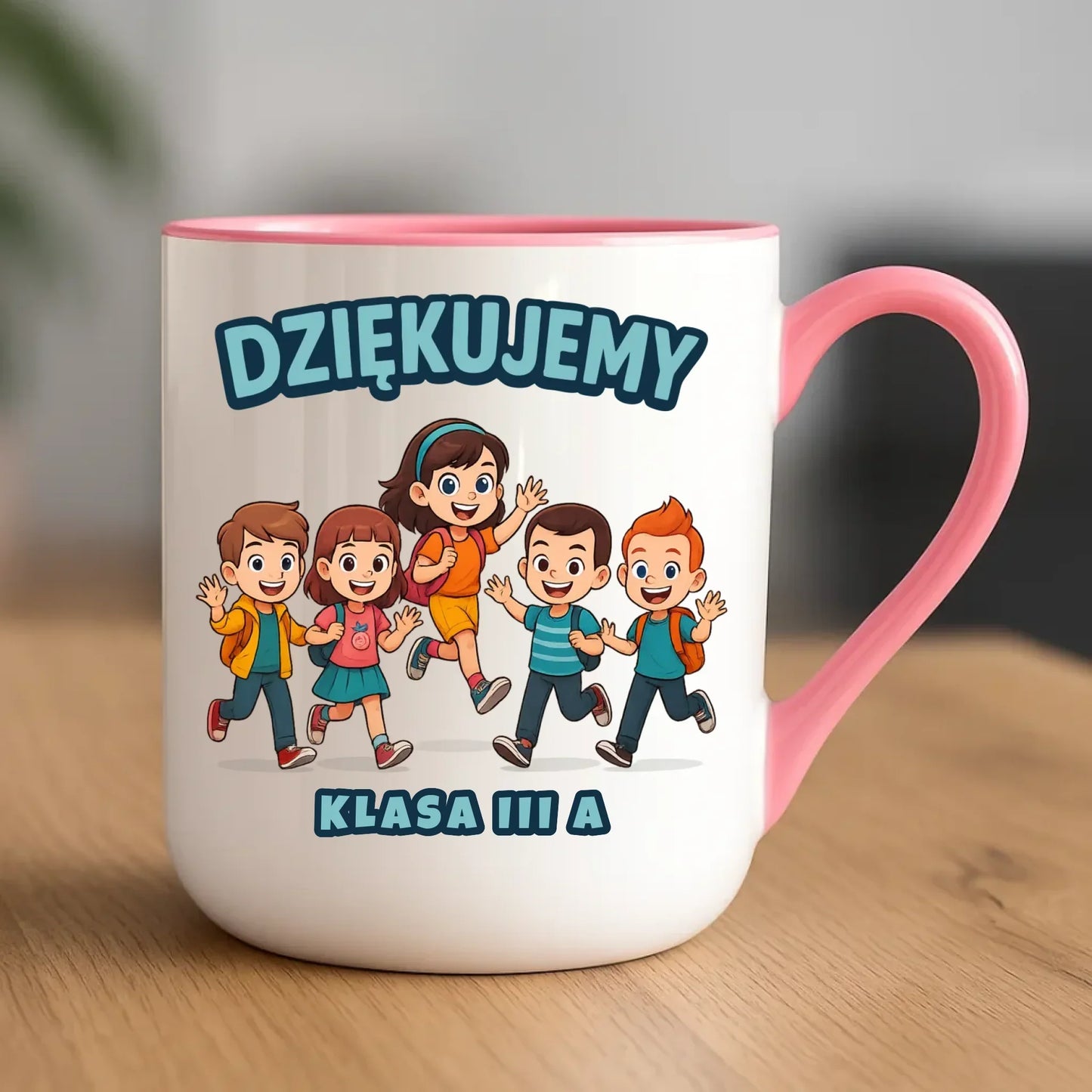 Podziękowanie od klasy dla nauczyciela | Kubek elegant prezent Zakończenie Roku Szkolnego N11 - StoryCups.pl