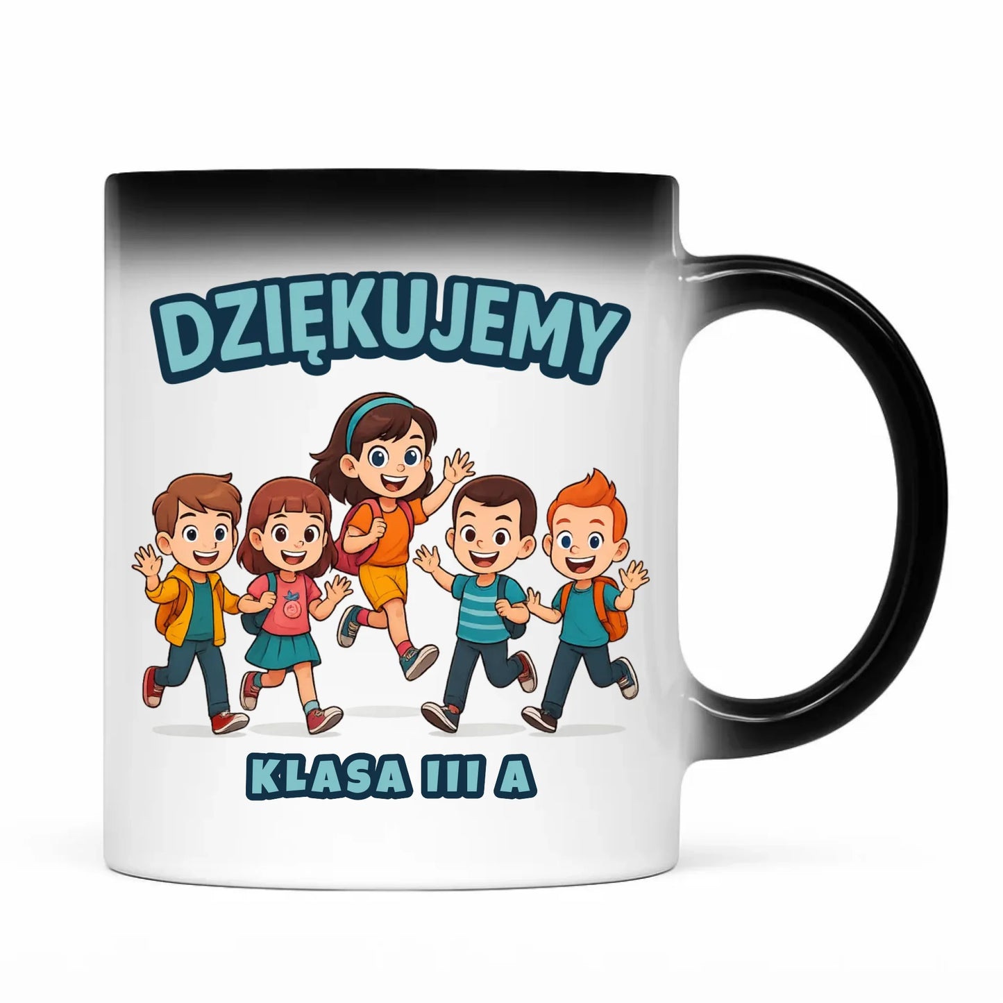 Prezent dla nauczyciela kubek magiczny NAUCZYCIEL ZAKOŃCZENIE ROKU SZKOLNEGO