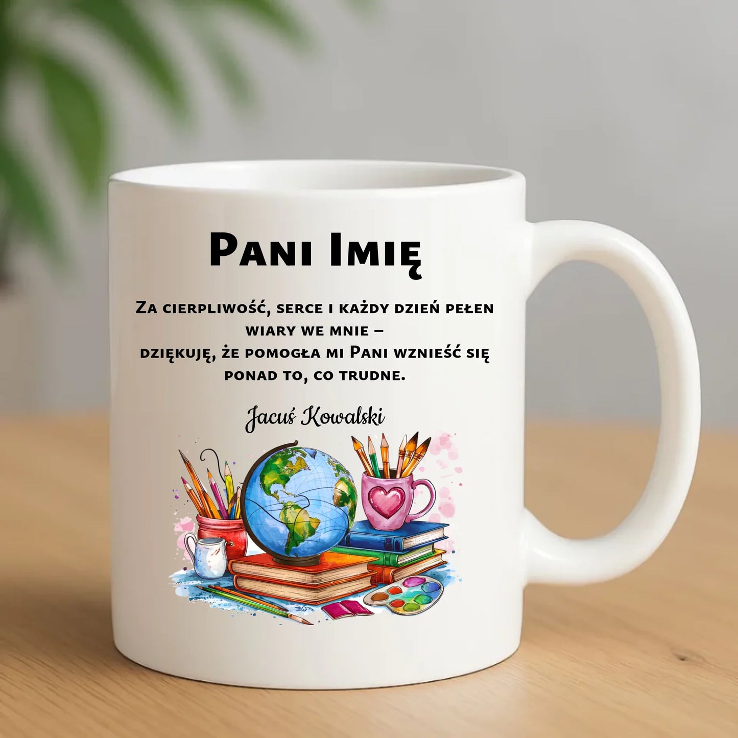 Kubek prezent na zakończenie roku szkolnego dla nauczyciela