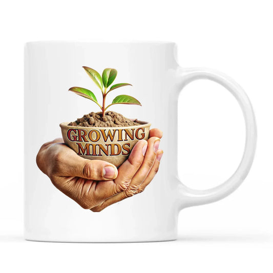 Growing minds | Kubek dla nauczyciela N15 - StoryCups.pl