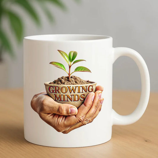 Growing minds | Kubek dla nauczyciela N15 - StoryCups.pl