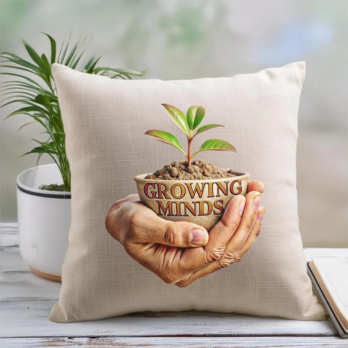 Growing minds | Poduszka dla nauczyciela N15 - StoryCups.pl