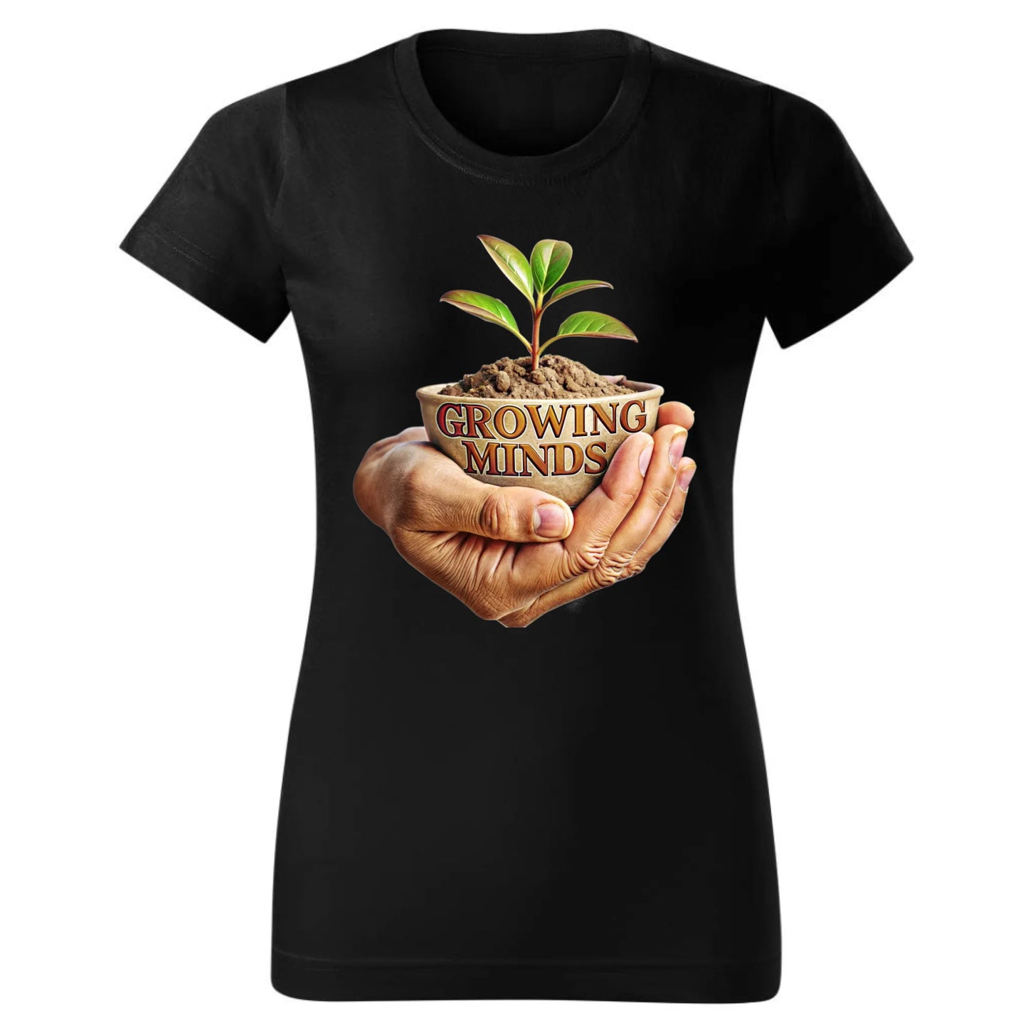 Growing minds | Koszulka damska dla nauczycielki N15 - StoryCups.pl