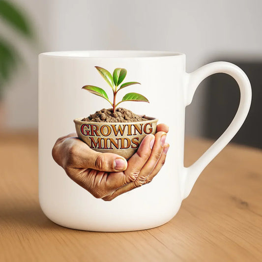 Growing minds | Kubek elegant dla nauczyciela N15 - StoryCups.pl