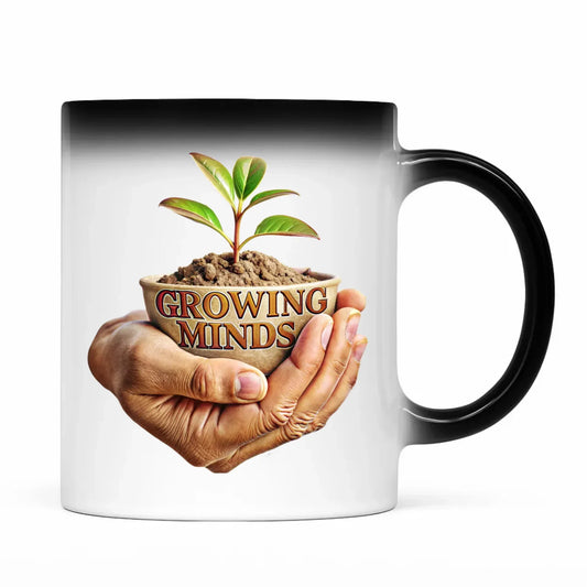 Growing minds | Kubek magiczny dla nauczyciela N15 - StoryCups.pl