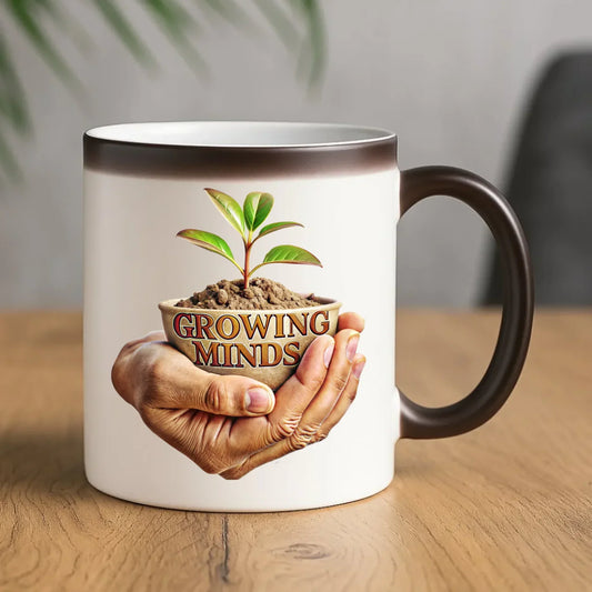 Growing minds | Kubek magiczny dla nauczyciela N15 - StoryCups.pl