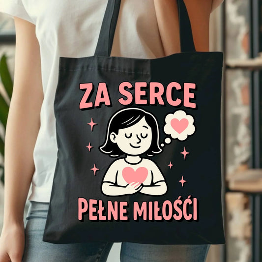 Za serce pełne miłości | Torba dla nauczycielki na prezent N17 - StoryCups.pl
