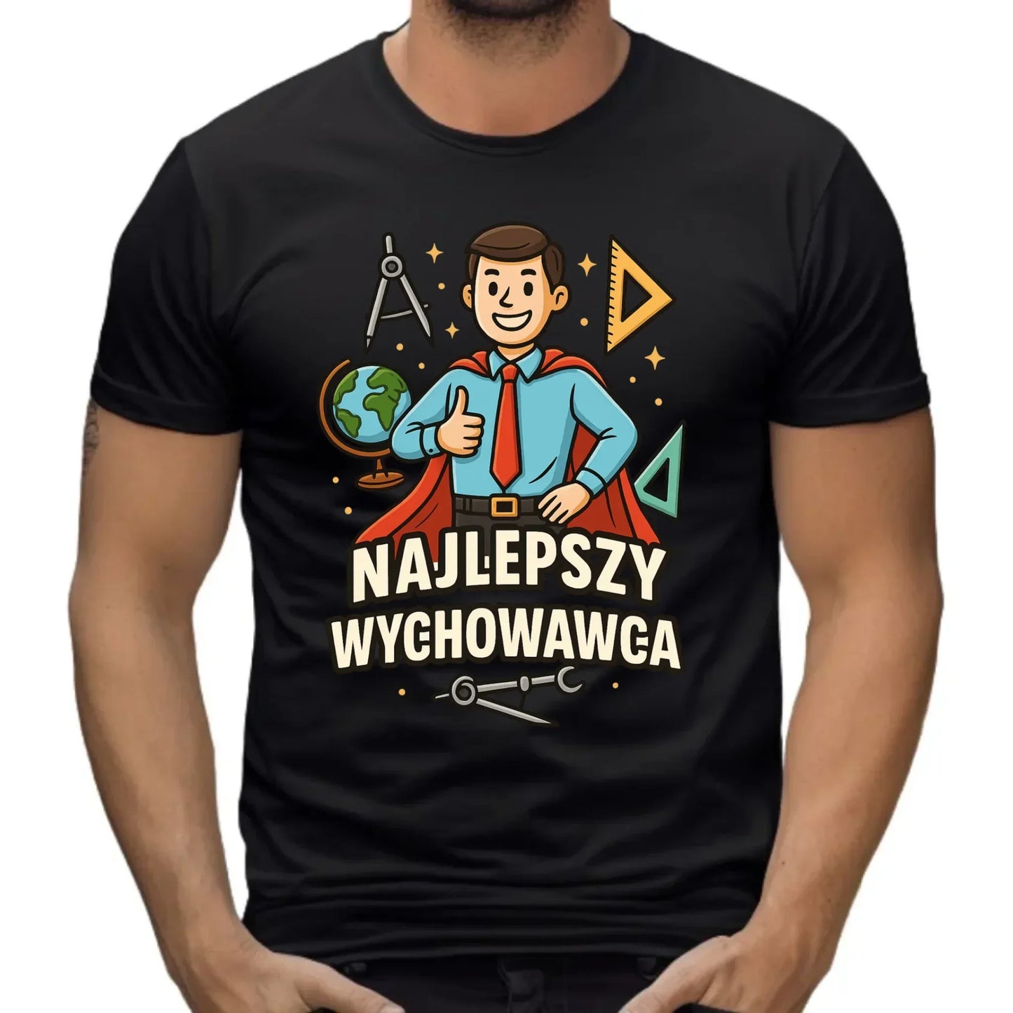 Najlepszy wychowawca | Koszulka męska dla wychowawcy na prezent N21 - StoryCups.pl