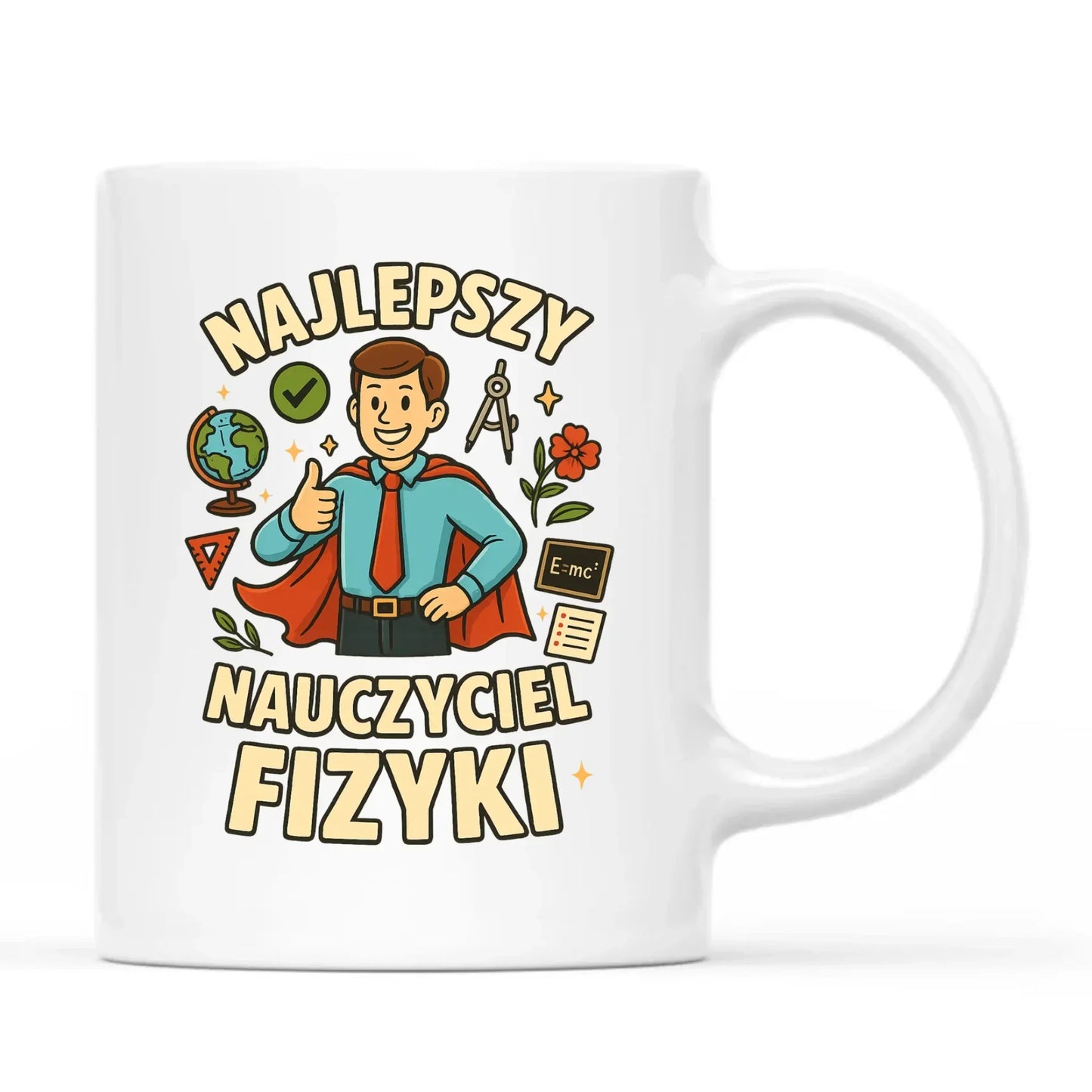 Najlepszy nauczyciel fizyki | Kubek na prezent N22 - StoryCups.pl