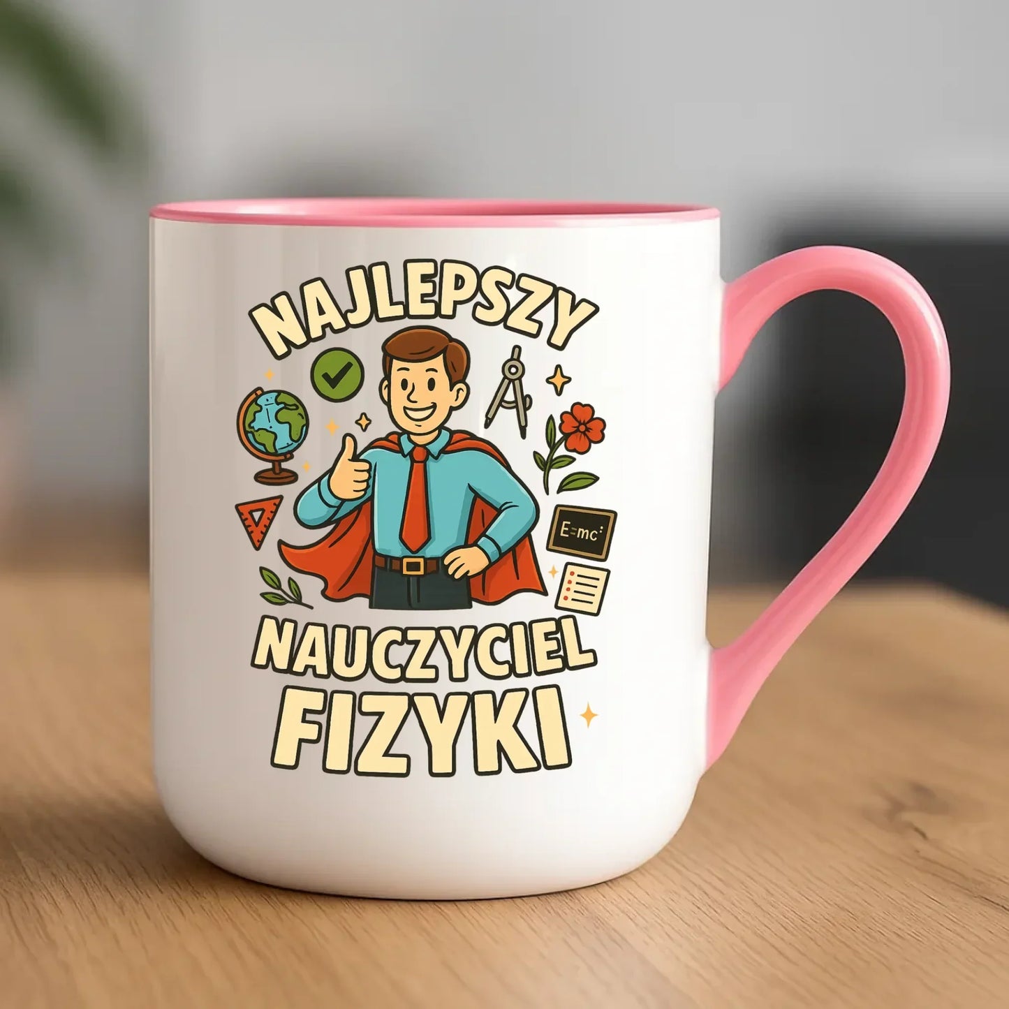 Najlepszy nauczyciel fizyki | Kubek elegant na prezent N22 - StoryCups.pl