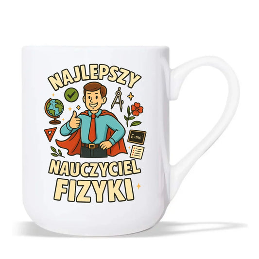 Najlepszy nauczyciel fizyki | Kubek elegant na prezent N22 - StoryCups.pl