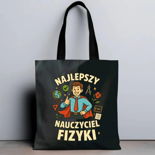 Najlepszy nauczyciel fizyki | Torba na prezent N22 - StoryCups.pl
