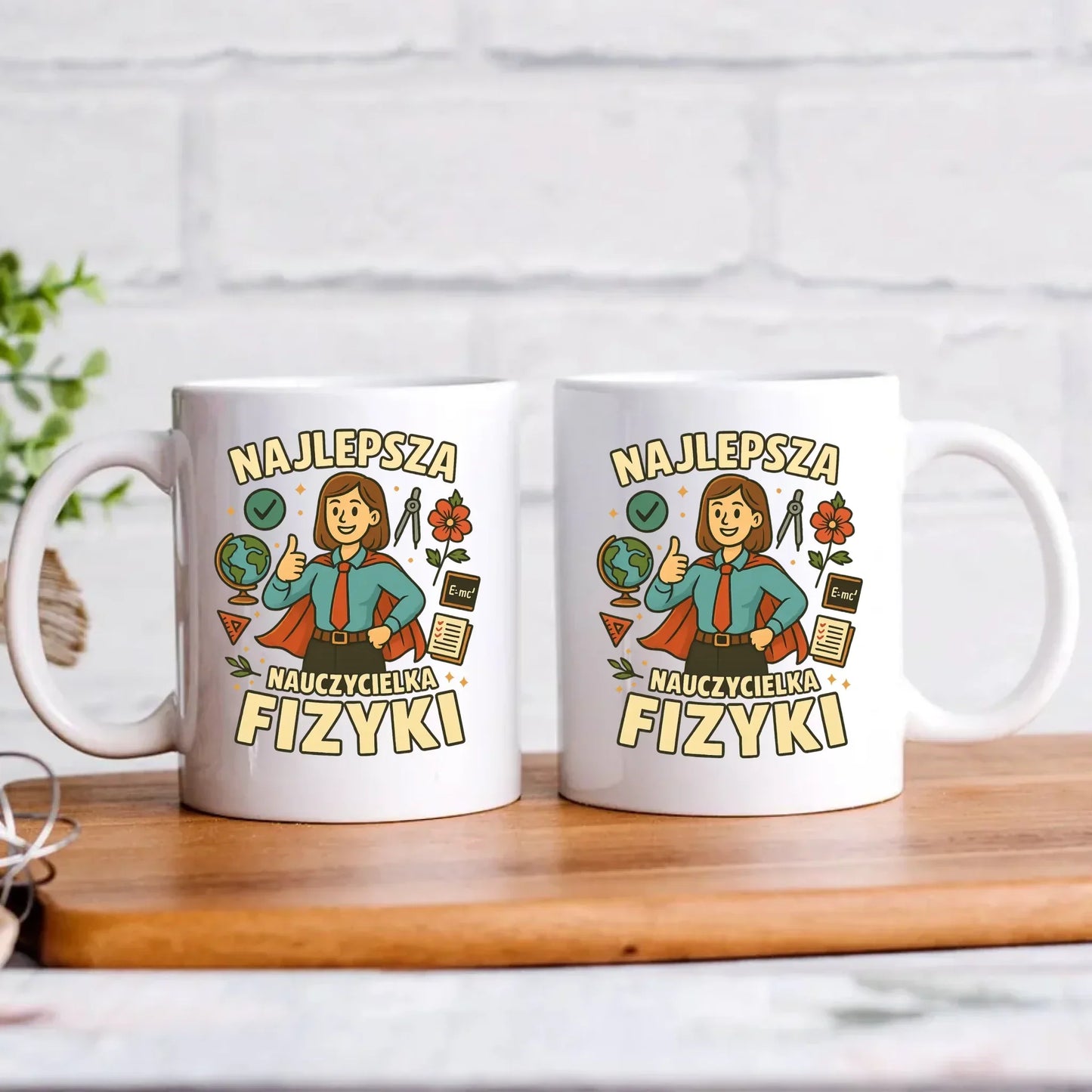Najlepsza nauczycielka fizyki | Kubek na prezent N23 - StoryCups.pl