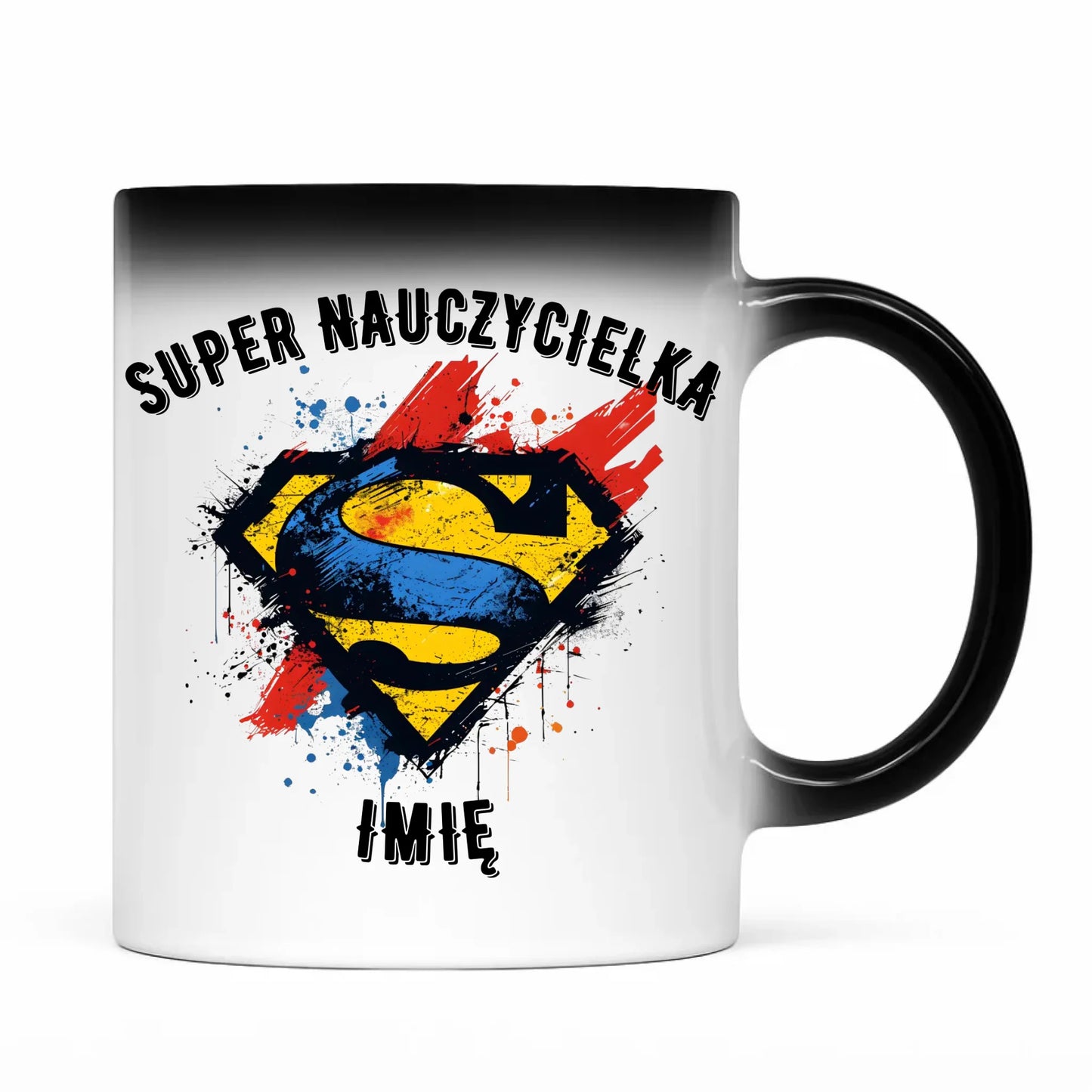 Prezent dla nauczyciela kubek magiczny NAUCZYCIEL ZAKOŃCZENIE ROKU SZKOLNEGO
