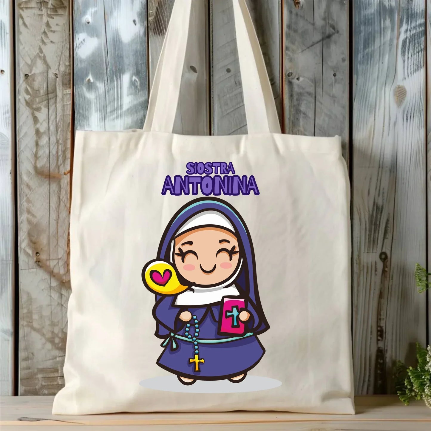 Siostra zakonna | Torba z imieniem na prezent N30 - StoryCups.pl
