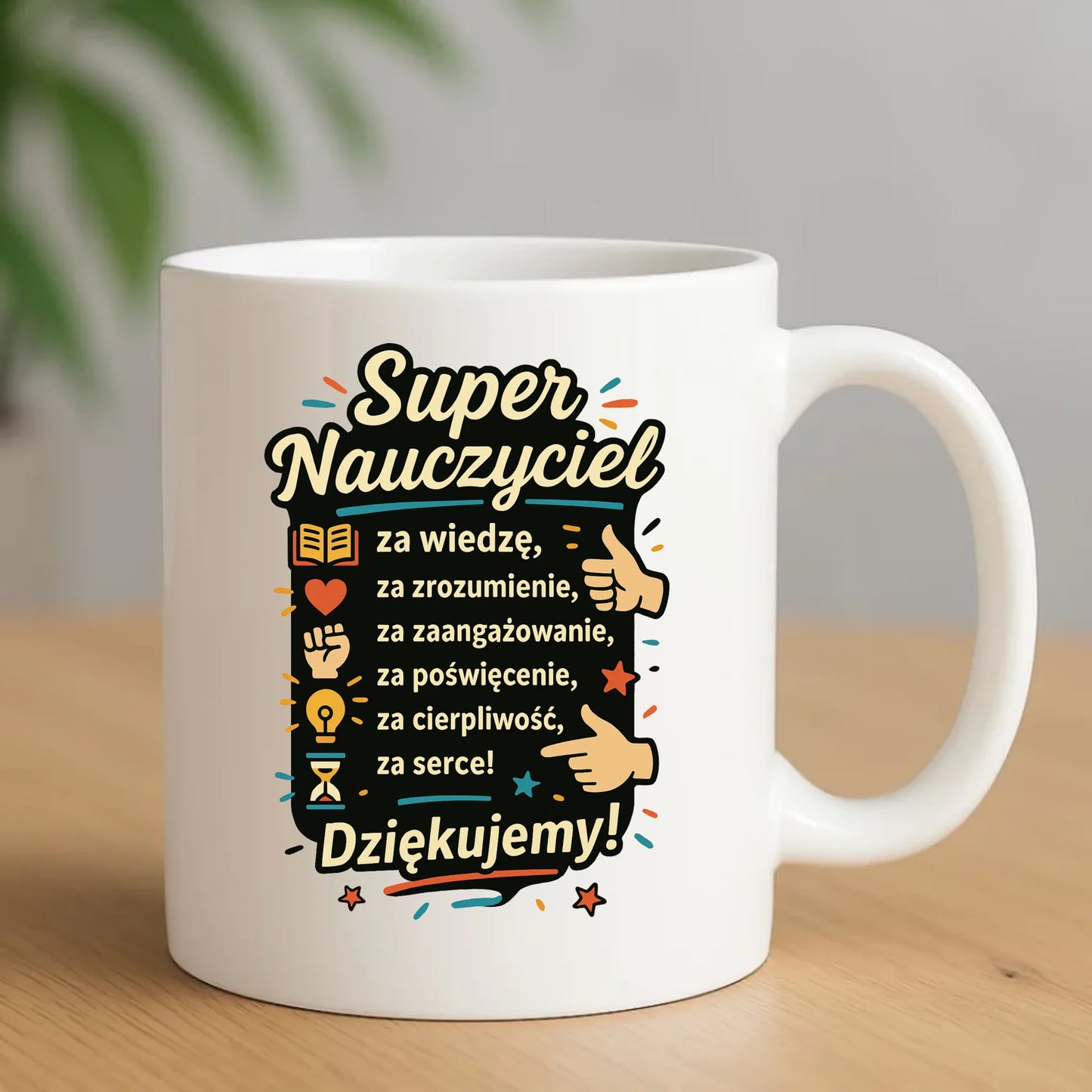 Kubek prezent na zakończenie roku szkolnego dla nauczyciela