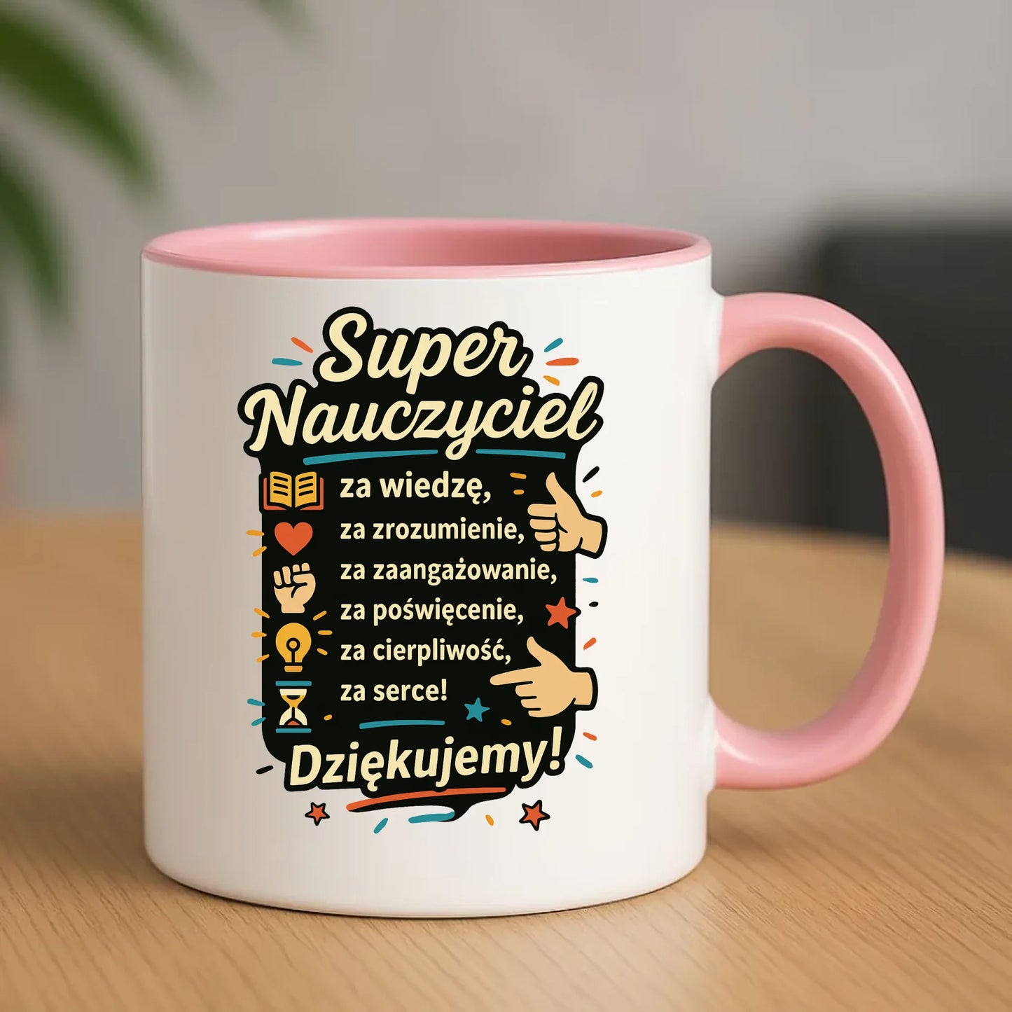 Kubek prezent na zakończenie roku szkolnego dla nauczyciela