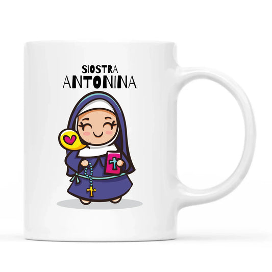 Siostra zakonna | Kubek z imieniem na prezent N30 - StoryCups.pl