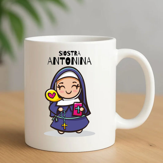 Siostra zakonna | Kubek z imieniem na prezent N30 - StoryCups.pl