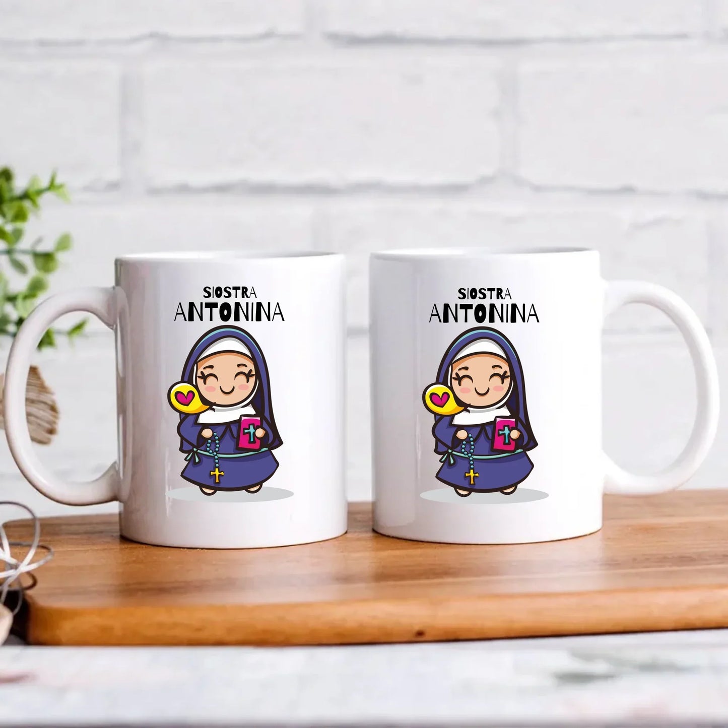Siostra zakonna | Kubek z imieniem na prezent N30 - StoryCups.pl