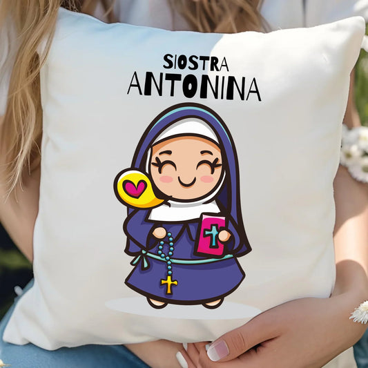 Siostra zakonna | Poduszka z imieniem na prezent N30 - StoryCups.pl