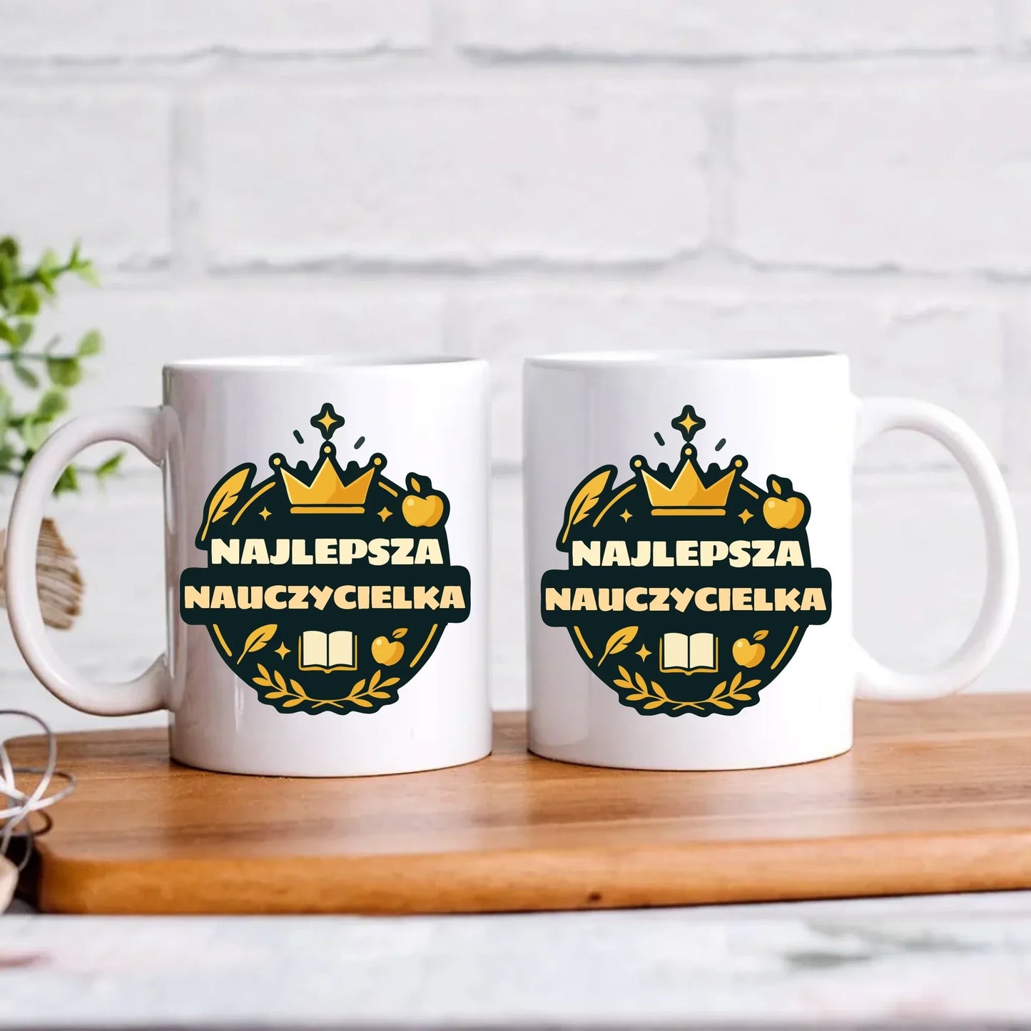 Najlepsza nauczycielka | Kubek prezent dla nauczycielki N38 - StoryCups.pl