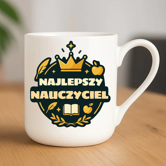 Najlepszy nauczyciel | Kubek elegant prezent dla nauczyciela N38 - StoryCups.pl