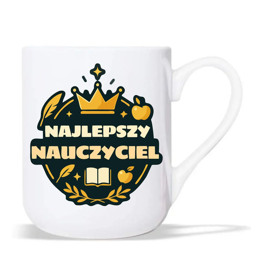 Najlepszy nauczyciel | Kubek elegant prezent dla nauczyciela N38 - StoryCups.pl