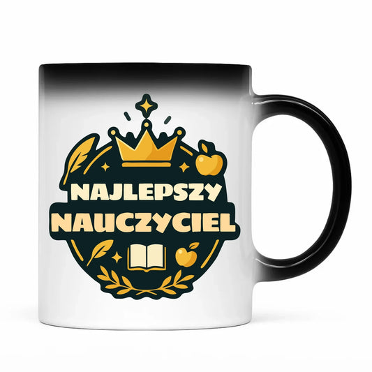 Najlepszy nauczyciel | Kubek magiczny prezent dla nauczyciela N38 - StoryCups.pl