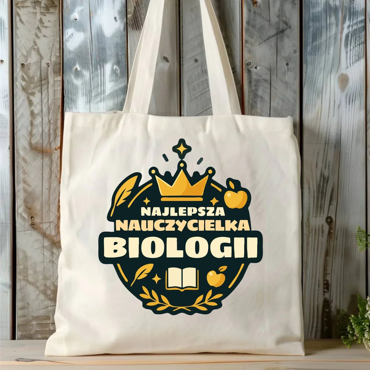 Najlepsza nauczycielka biologii | Torba prezent dla nauczycielki N39 - StoryCups.pl