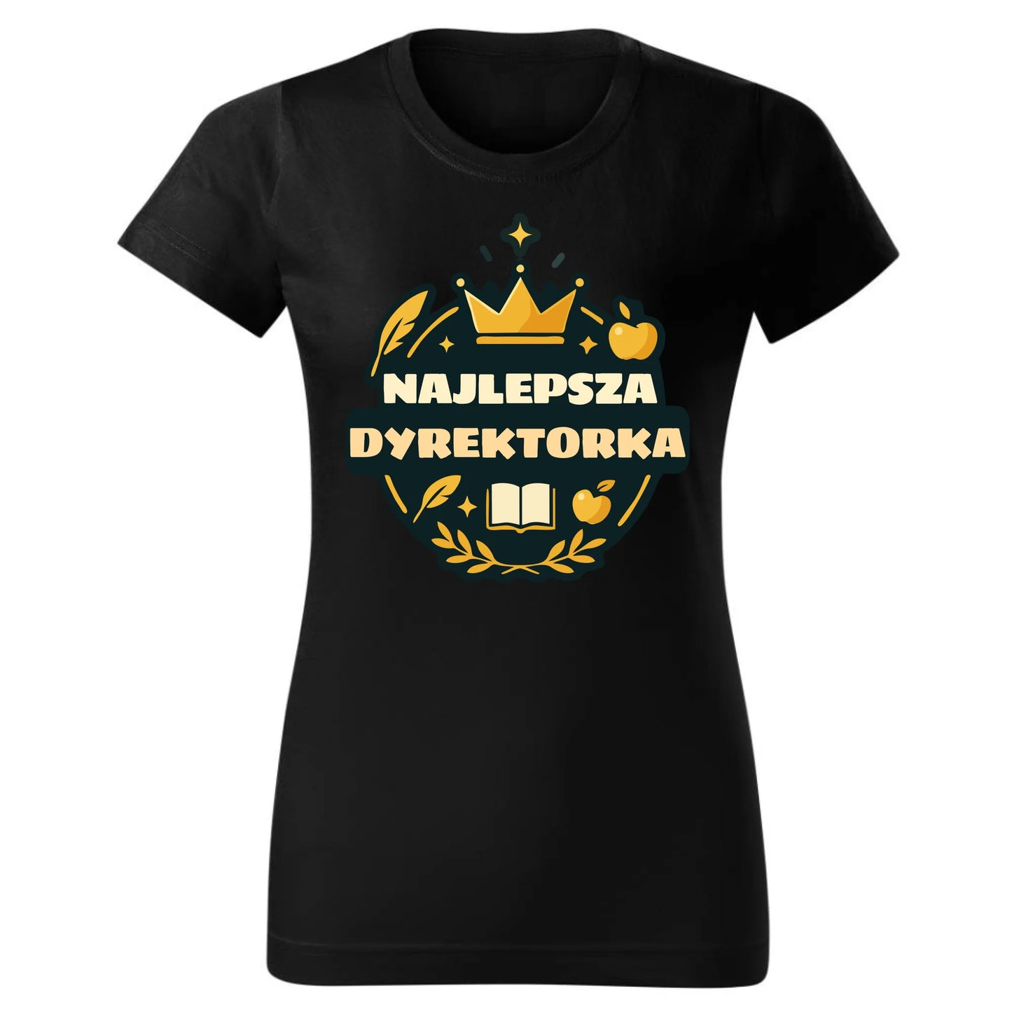 Najlepsza dyrektorka szkoły | Koszulka damska na prezent dla dyrektorki N40 - StoryCups.pl