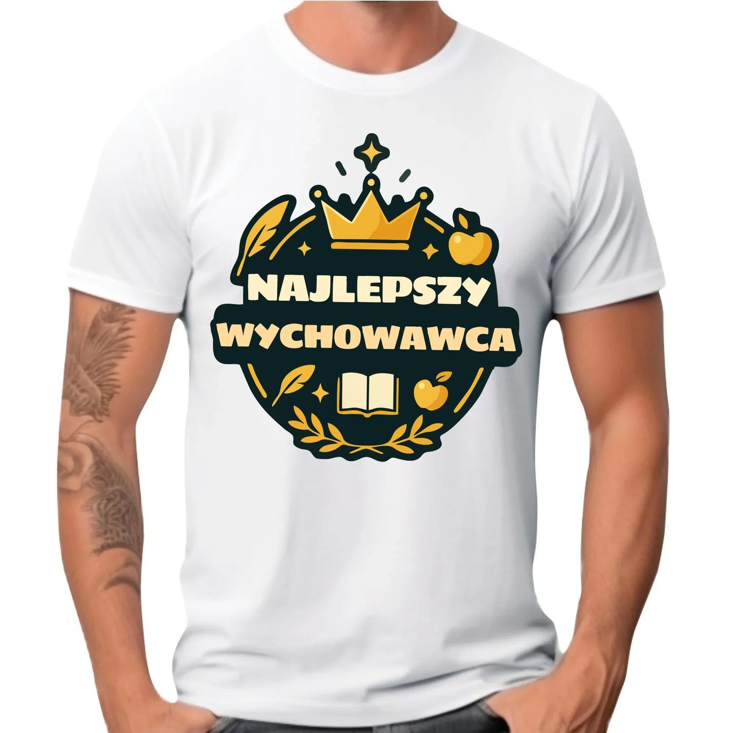 Najlepszy wychowawca | Koszulka męska prezent dla wychowawcy N42 - StoryCups.pl
